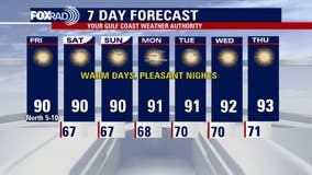 Houston weather: Sunny Friday in the 90s, pleasant weekend weather