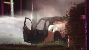 Crash closes Atascocita Road for hours; gas main, utility pole damaged