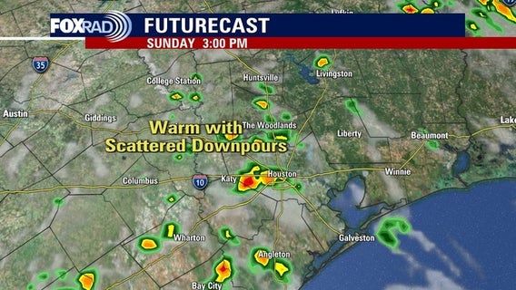 Houston weather: Sunday rain chances likely