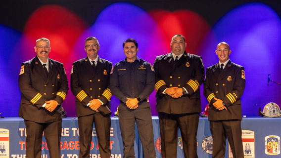 Montgomery County fireman gets first-ever award for response in Texas flooding