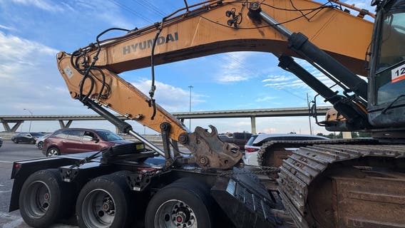 Scary close call: Houston driver injured after semi-truck hits Houston Avenue bridge