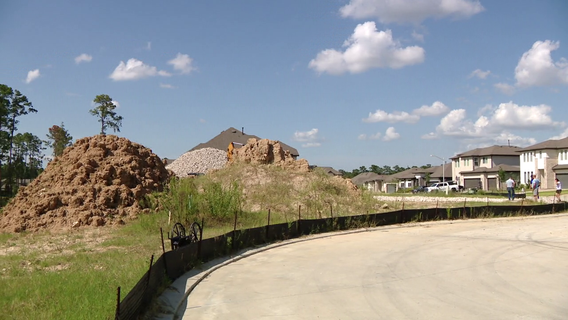 Conroe homeowners with sinking backyards due to drainage project attend MUD district meeting