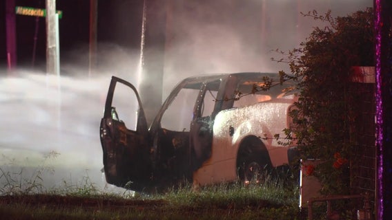 Crash closes Atascocita Road for hours; gas main, utility pole damaged