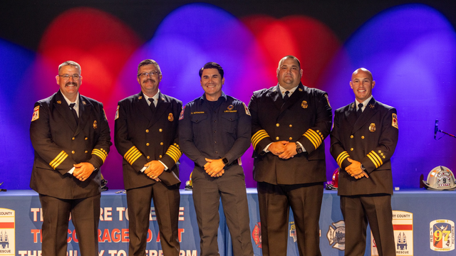 Montgomery County fireman gets first-ever award for response in Texas flooding