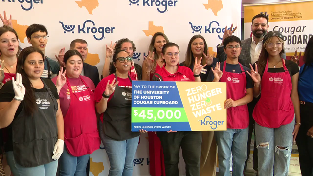 University of Houston's Cougar Cupboard restocks with Kroger partnership