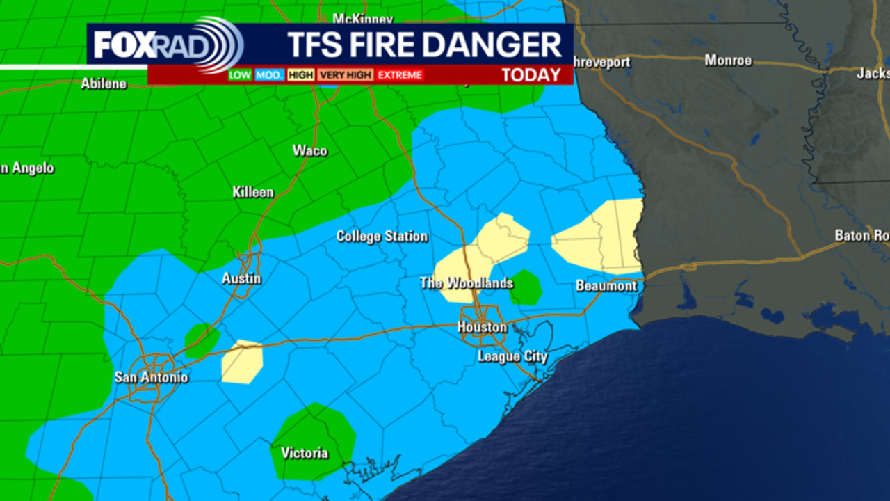 Houston weather: Fire danger due to drought conditions