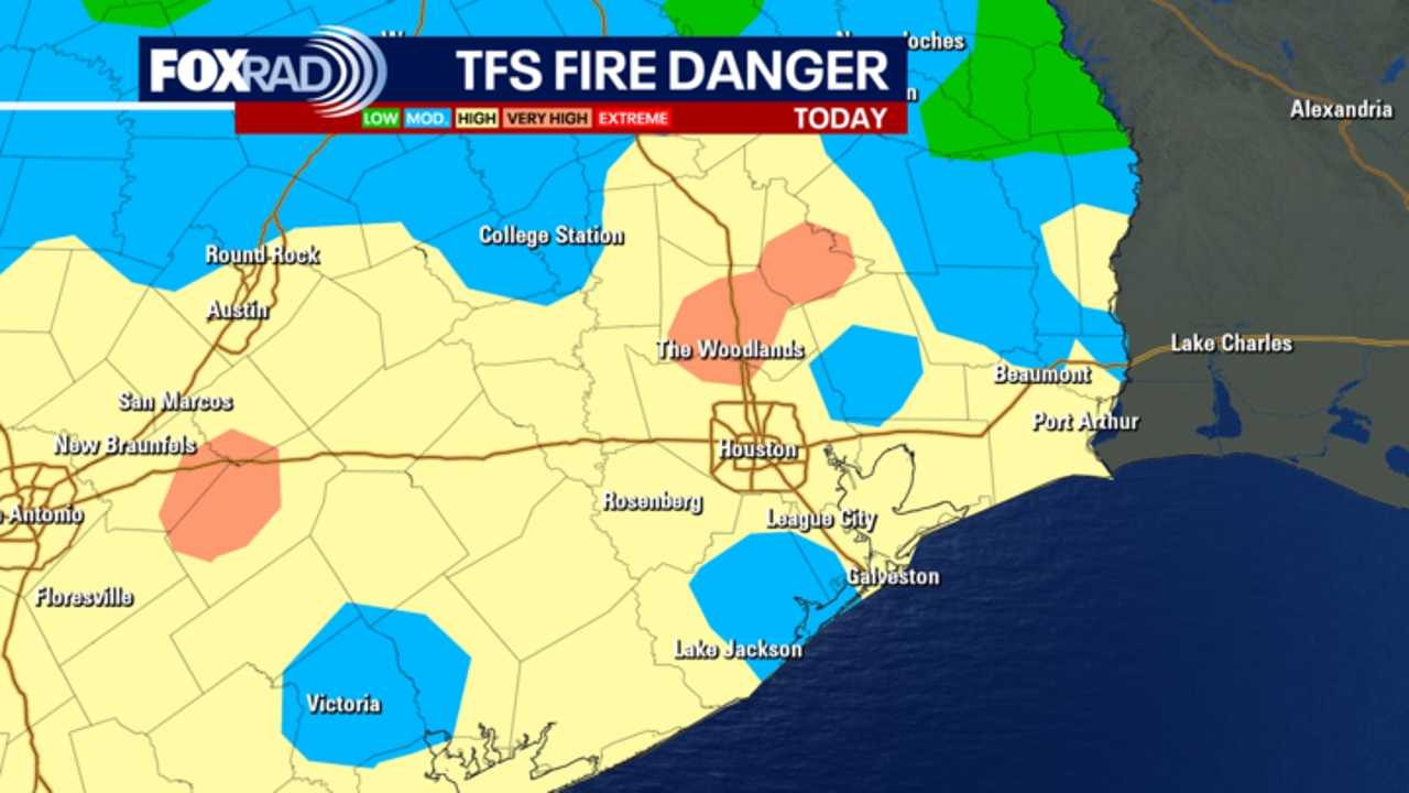 Southeast Texas Faces Fire Risk Amid Rising Humidity