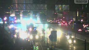 Houston traffic: I-10 East eastbound lanes closed due to rolled over 18-wheeler