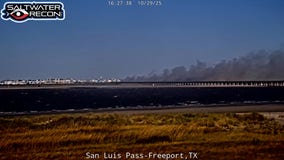 San Luis Bridge fire mostly contained after nearly 90 acres burned