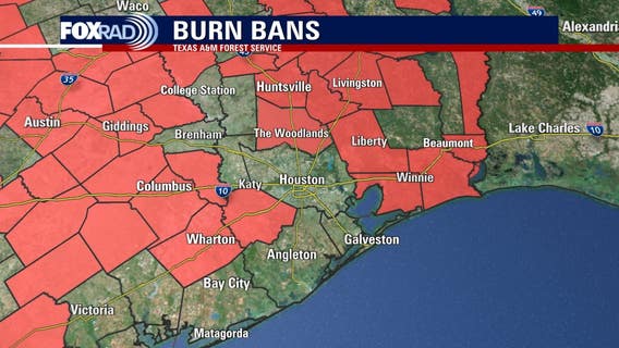 Burn ban in effect for Montgomery, Fort Bend counties
