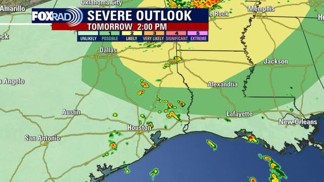 Houston weather: Rain chances Friday, Saturday ahead of cold front
