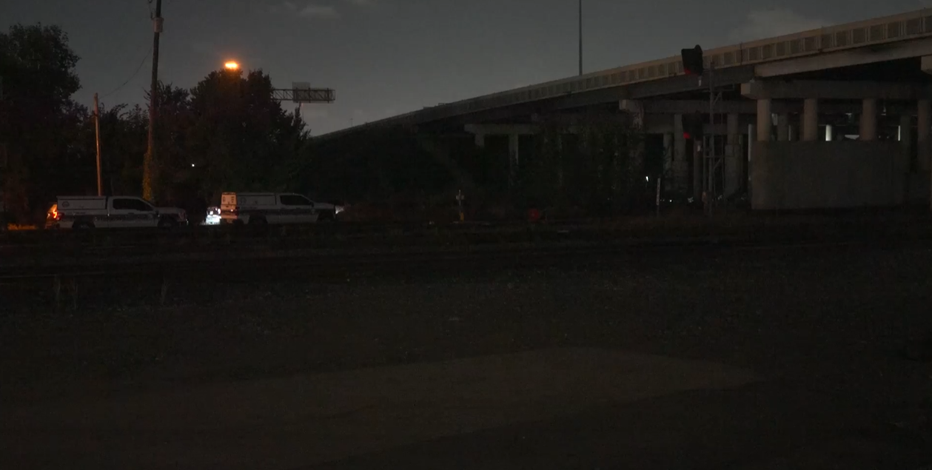 Man found on fire, hanging from rope under I-610 freeway; HPD investigating