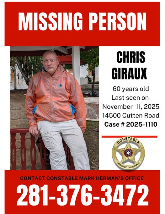 Missing man last seen in NW Harris County more than a week ago