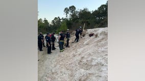 Montgomery County authorities rescue 12-year-old after cave in