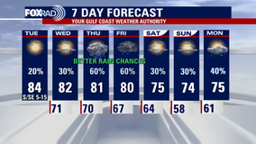 Houston weather: Possible record high for Tuesday, upcoming rain forecast