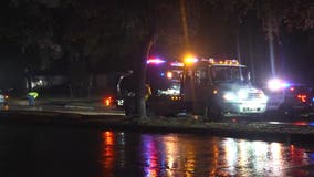 Two HPD officers hospitalized after crash with wrong-way driver in Heights area, police say