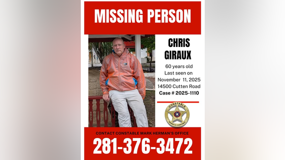 Missing man last seen in NW Harris County more than a week ago