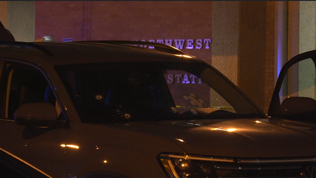 Houston police officer shot in road rage incident; 3 suspects in custody