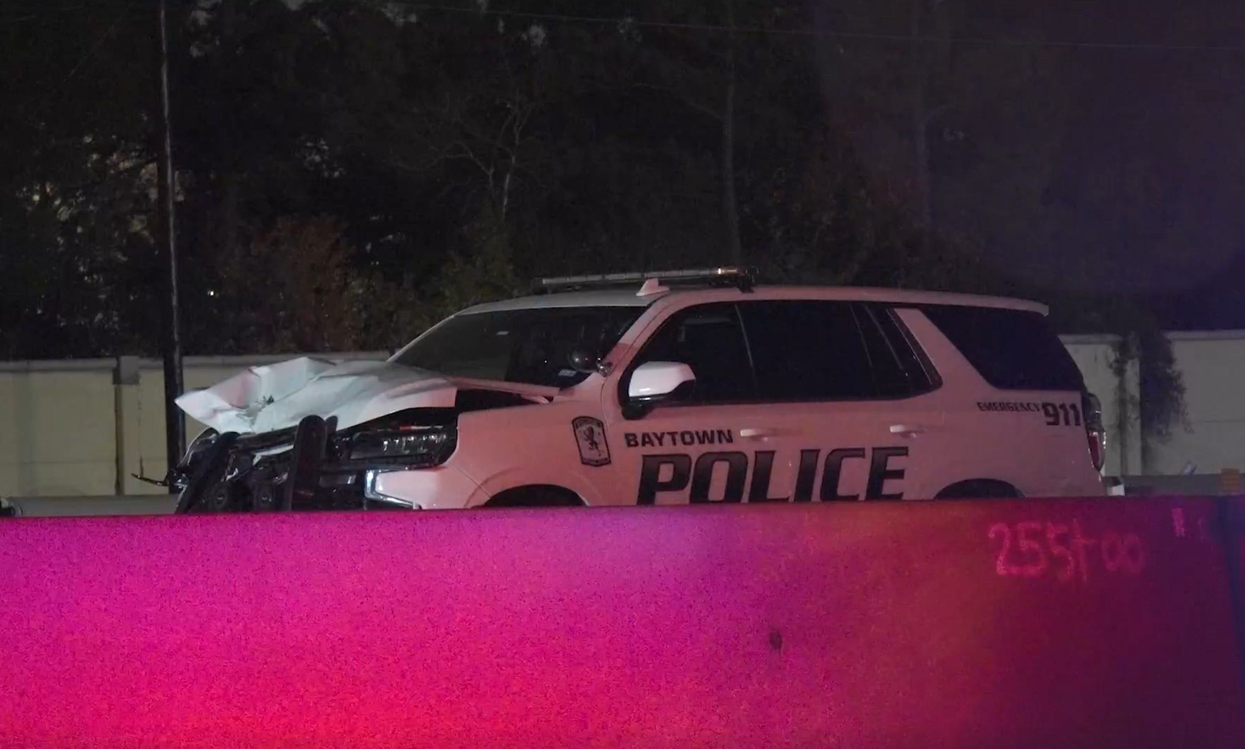 Pedestrian on SH-146 fatally struck by on-duty Baytown officer, police say