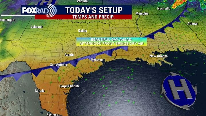 Houston weather: Mild Wednesday before weekend rain chances