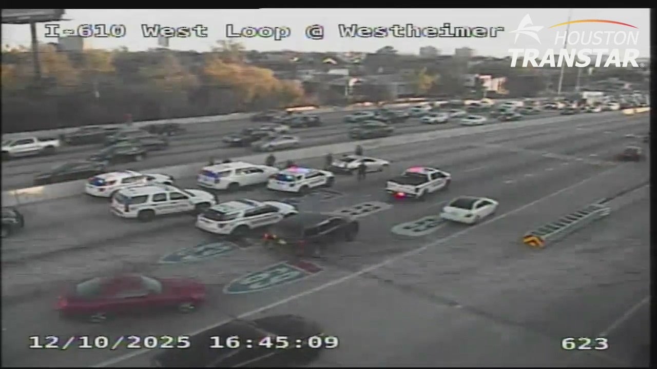 Houston chase: Pursuit for suspect reaches speeds of 100 mph, ends near The Galleria