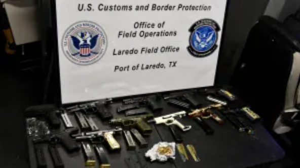 Cache of weapons, ammo headed to Mexico seized at Texas-Mexico border