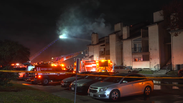 18 units damaged in Greenspoint-area apartment fire; firefighter rescued