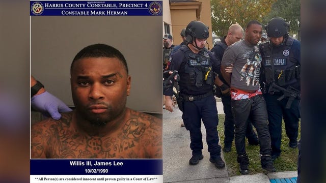 Harris County wanted fugitive arrested at Courtyard Marriott Hotel