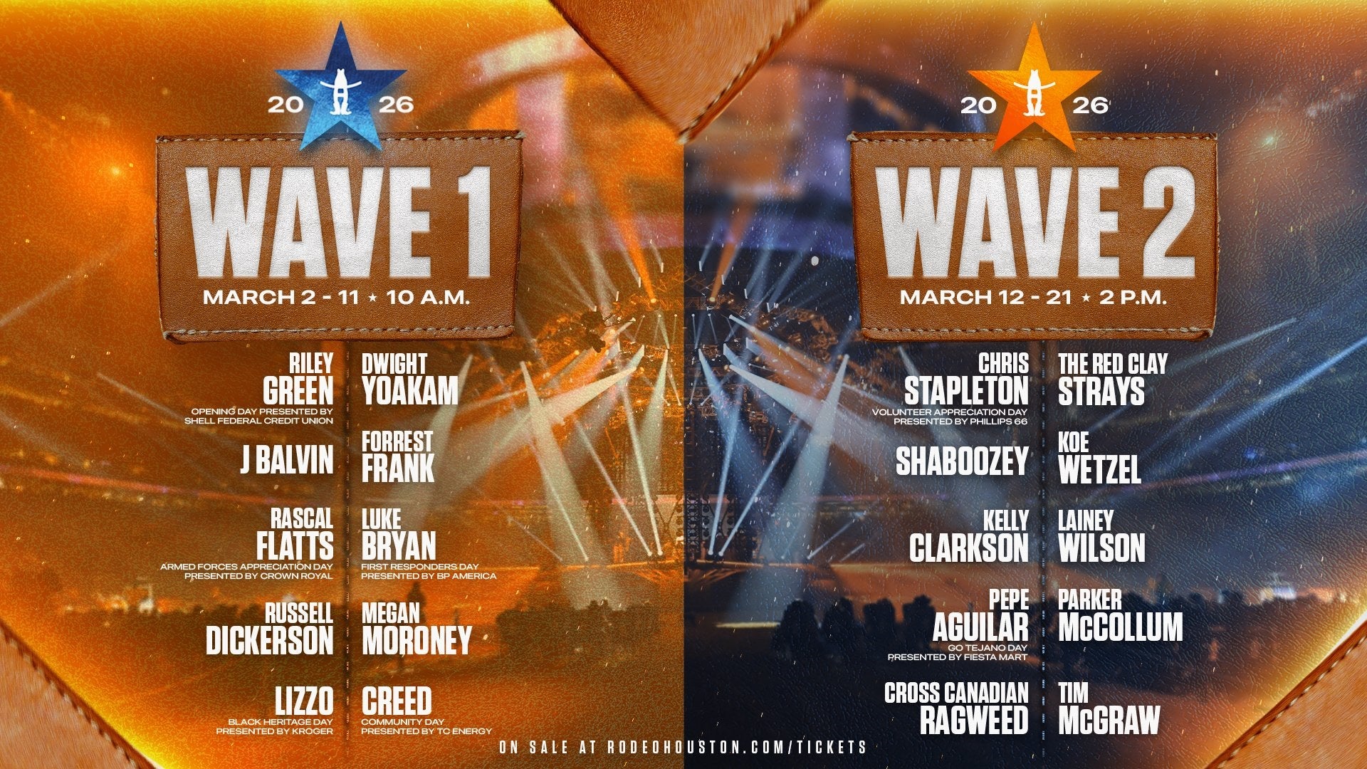 Houston rodeo concert tickets 2026: Tickets go on sale today starting at 10 a.m.