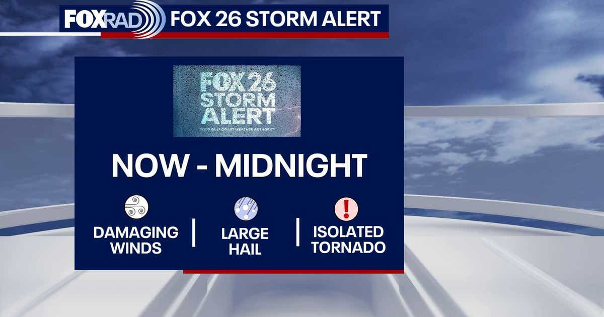 Stormy night ahead before chilly day on Saturday in Houston