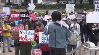 Houston anti-ICE protests continue days after Minneapolis shooting