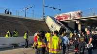 Midtown-area crash pushes Houston METRO bus from overpass onto Highway 69