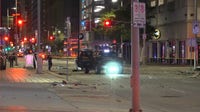 One killed, two injured after stolen SUV crashes into vehicles in Downtown Houston, police say