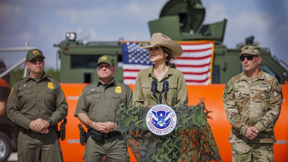 DHS Sec. Noem says new 500 miles of Texas border buoys will save immigrants' lives
