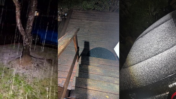 Houston winter storm photos, videos: Sleet, ice