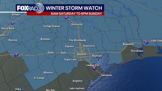 Houston under winter storm watch, extreme cold watch this weekend: What it means