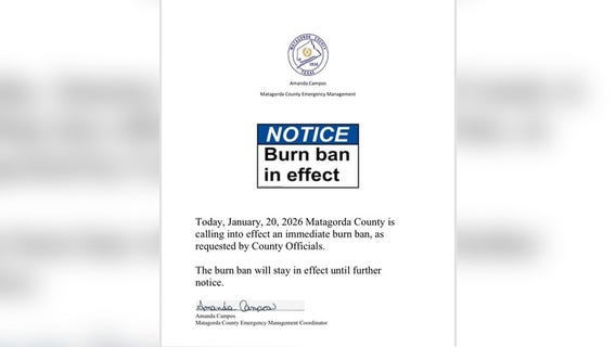Matagorda County issues burn ban due to increased fire risk