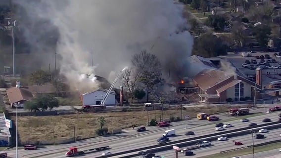 Houston fire: Person of interest sought following 3-alarm fire near I-45