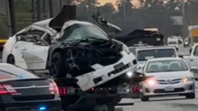 Teen arrested after stolen vehicle pursuit ends in Aldine ISD school bus crash