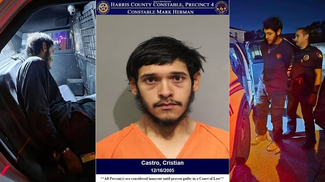 North Harris County chase: Suspect identified after allegedly striking two deputies