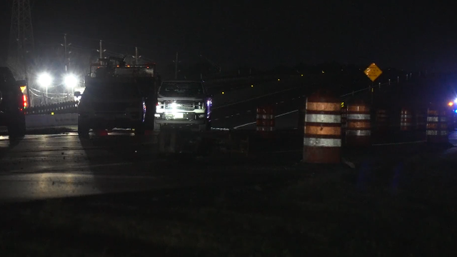 Crosby Freeway crash: Construction worker killed, another in critical condition