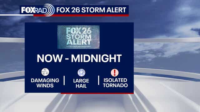 Houston weather: Stormy night ahead before chilly day on Saturday