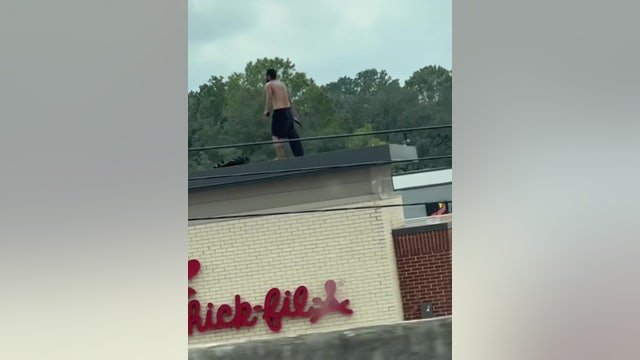 Man on roof of Houston-area Chick-fil-A prompts SWAT response
