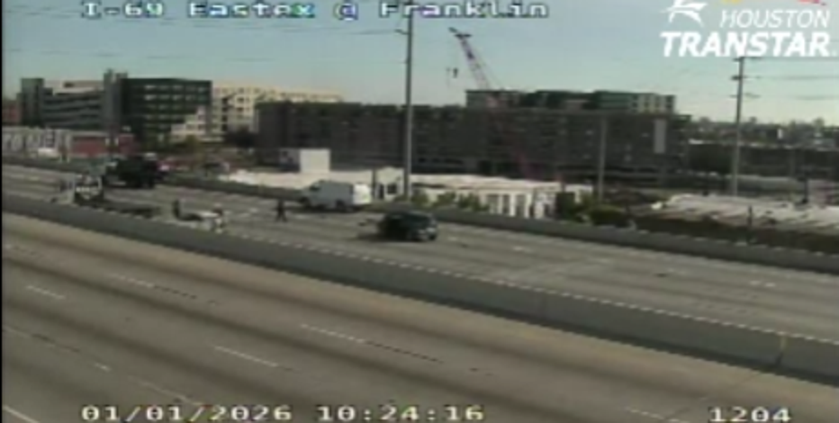 Two crashes shut down northbound Eastex Freeway toward I-10 exit; 1 killed, 3 injured, officials say