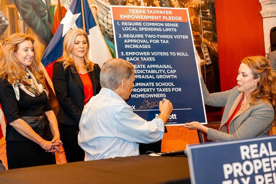 Gov. Abbott targets 'out-of-control' property taxes with new five-point tax relief plan