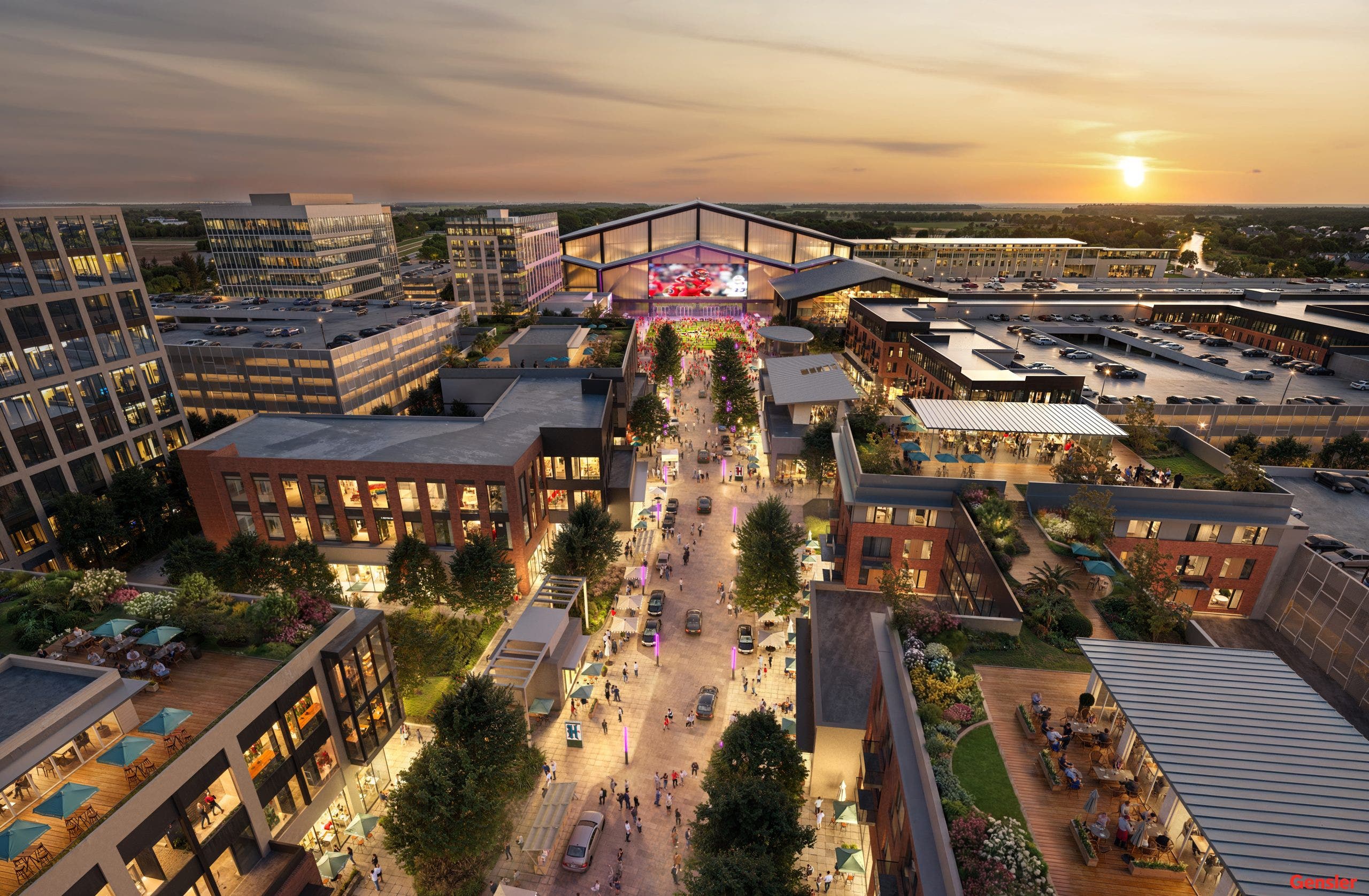 Toro District renderings released by Houston Texans, Harris County officials