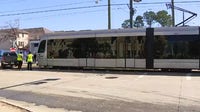 METRORail passenger injured in crash with vehicle in Houston Museum district