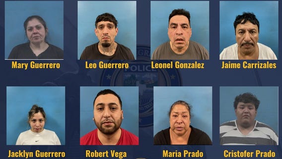 Pearland retail theft operation: 8 people arrested in connection to large-scale retail theft operation