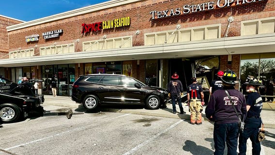 7 treated after vehicle crashes into Atascocita optometry business