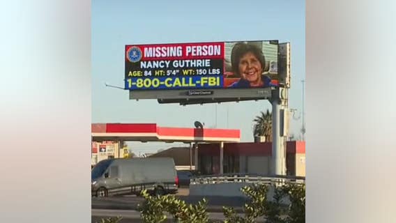 Nancy Guthrie billboards go up in Greater Houston as search continues